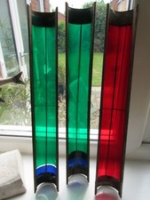 3 x VINTAGE ABC THEATRE LAMP