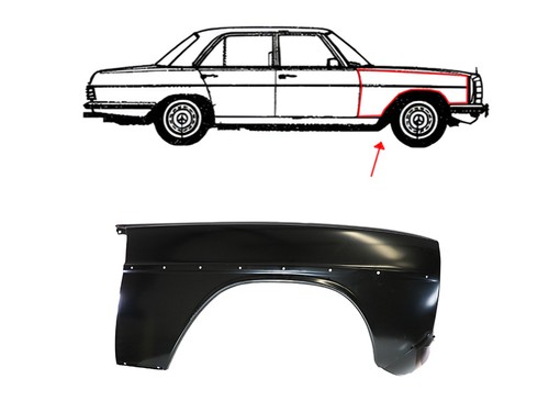 Repro front right - front, fender