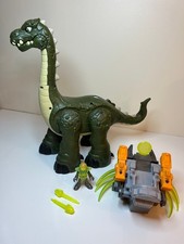 Mattel Imaginext Mega Apatosaurus Dinosaur 2013 15" COMPLETE