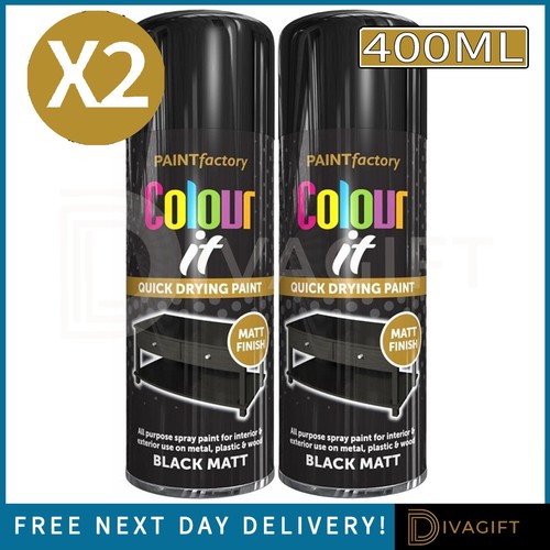 Black matt spray paint - 2,