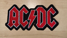 11  x 5.5cm  ACDC Rock band Patch sew iron on Patches Badges clothes jeans