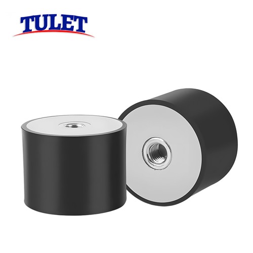 Rubber mount car - rubber, bobbin