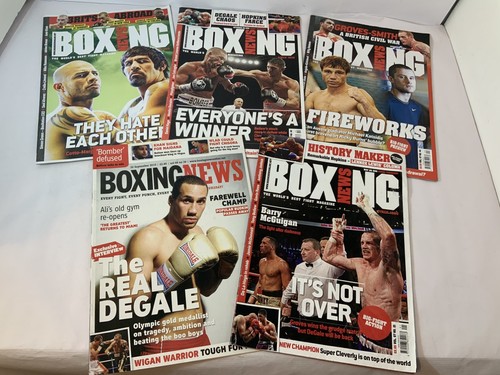 Boxing news magazine bundle - magazine,