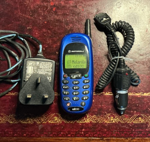 Motorola cd930 blue vintage - cd930,