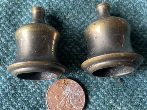 Heavy cast brass candlestick - brass,