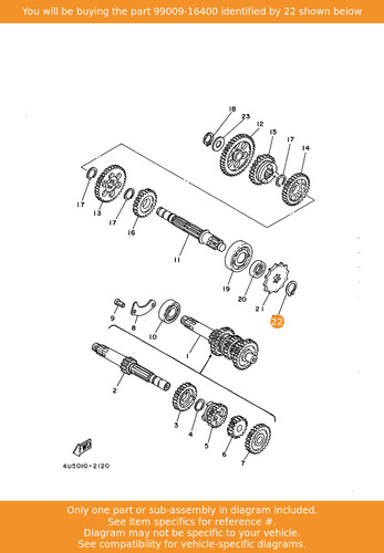 Yamaha circlip 99009 16400 - circlip,, 99009-16400