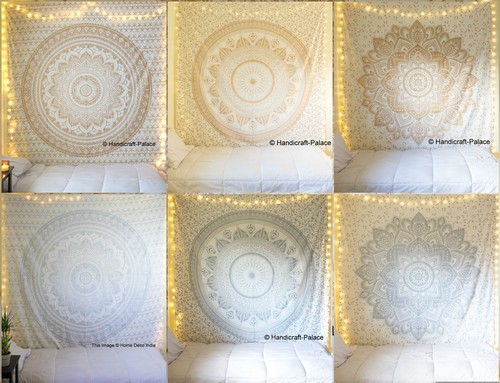 Indian ombre mandala - ombre, bedspread