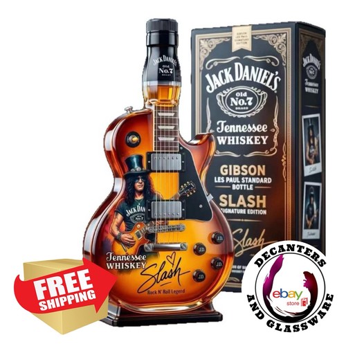 Slash guitar whiskey - whiskey, decanter