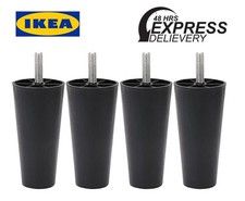 4 X BLACK PLASTIC M8 SOFA BED