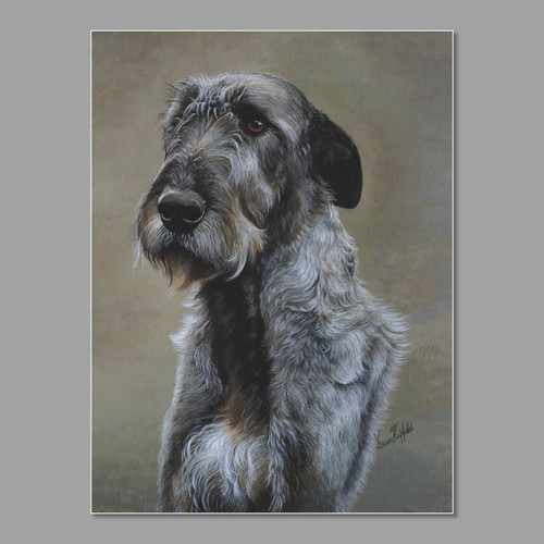 Irish wolfhound dog print - wolfhound,
