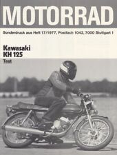 P + Kawasaki KH 125 + Test and Technology + from Motorcycle 17/1977 + 4 Pages