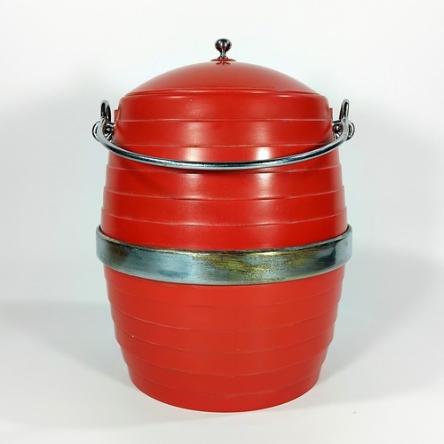 Vtg art deco red - art,