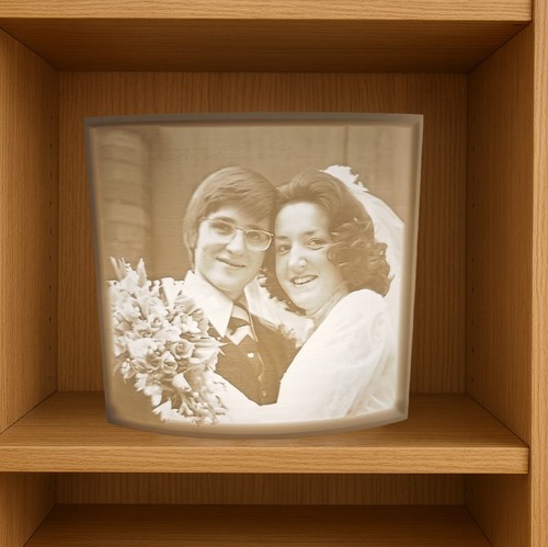 Lithophane printed lamp - lithophane,
