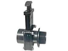 Valterra Slide Valve Solvent Weld Pipework Gate Male to Female Threaded 1.5"