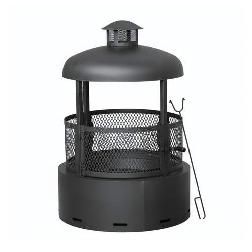 80cm black steel firedancer - 80cm,