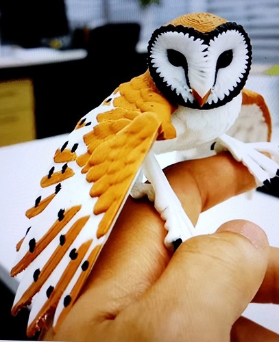 Barn owl 16cm - barn, fully