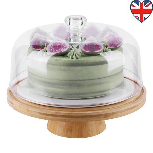 Cake stand with clear dome - stand,
