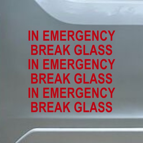 Emergency break glass - 3,