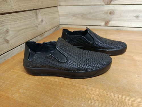 Ecco mens black slip - black, on