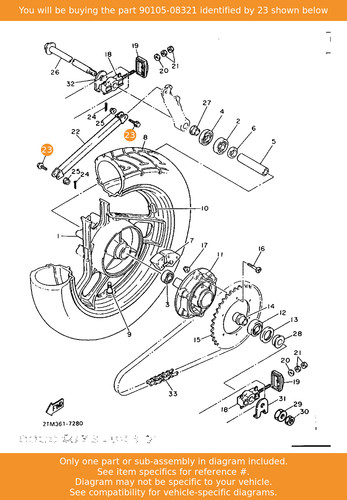 Yamaha bolt flange - yamaha,