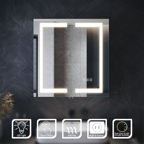 Led bathroom mirror cabinet - led,