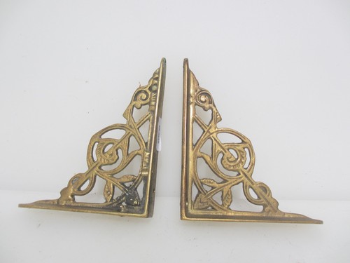 Vintage brass shelf - vintage,