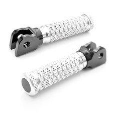 For Ducati Monster 750 900 1000 /ieAnti-slip Front Foot Pegs POLE Silver