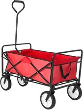 Red Folding Camping Wagon