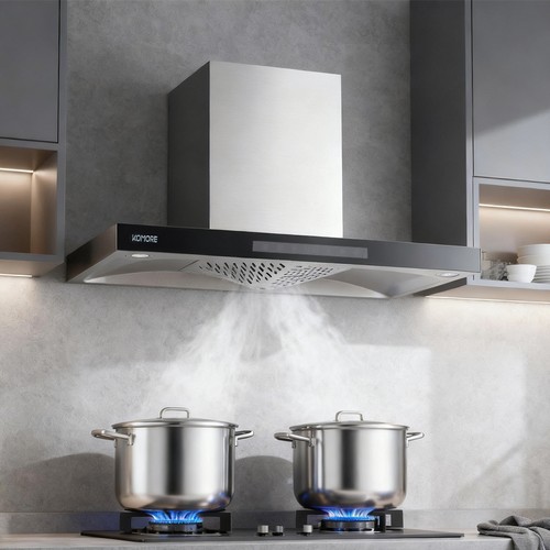 90cm stainless steel chimney - stainless,