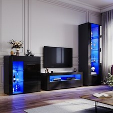 Black High Gloss Living Room