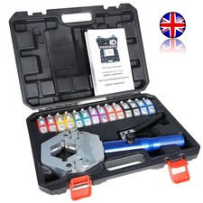 71500 Hydraulic Hose Ferrule Crimper 5/16"-5/8" A/C Hose Crimping Tools w/ 7Dies