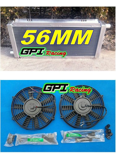 56mm aluminum radiator - aluminum, +fans