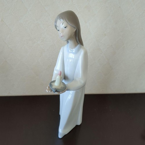 Lladro girl statue made - girl,