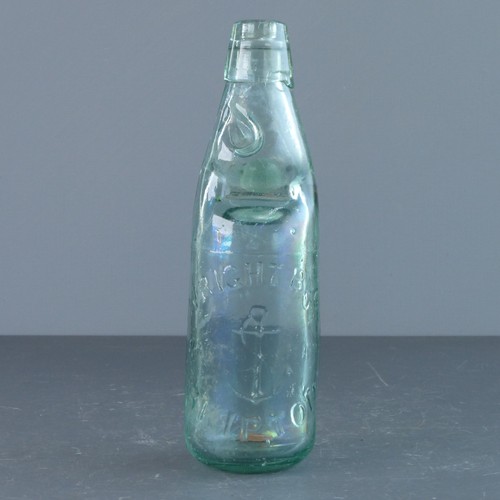 Antique codd bottle - ~, wright