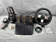 Logitech G27 Racing Wheel Pedals and Shifter and Adapter