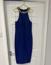 Pia Michi Occasional  Blue Dress Size 12 UK 