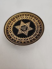 Damascene Star Of David gold