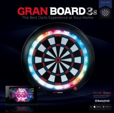 Granboard 3S Professional Soft Tip Dartboard Softip Dart Board Electronic Blue