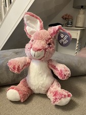 Plush Pals Pink Rabbit Large Cuddly Soft Toy Teddy 25cm