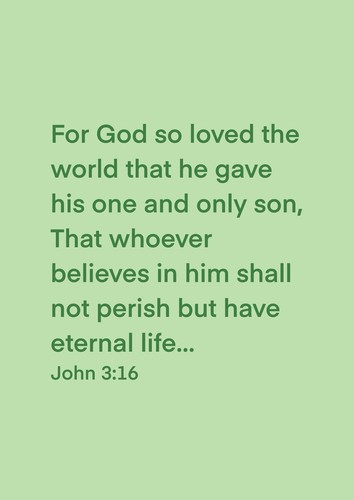 John bible verse a3 - 3:16,