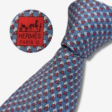 Hermes Silk Neck Tie 7923 MA