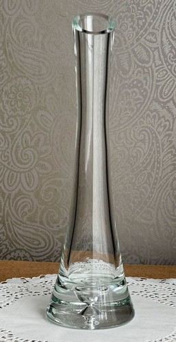 Glass thick walled stem - , vase