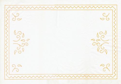 Vintage embroidery transfer - vintage,