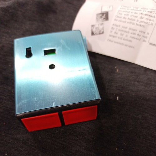 Panic button knight plastics - button,