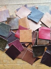 30 x Leather Pcs   6 x 6cm