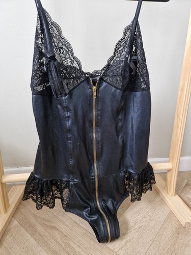 Ann summers black faux leather - summers,