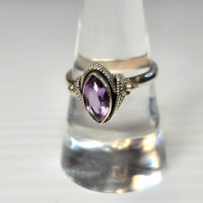 Vintage Amethyst Solitaire