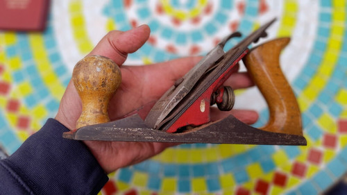 Vintage woodworking plane - woodworking, by