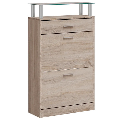 Shoe cabinet with drawer - with,