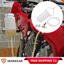 UNIVERSAL MOTORCYCLE 1 LITRE AUXILIARY FUEL TANK & CARB BALANCING TOOL BOTTLE UK